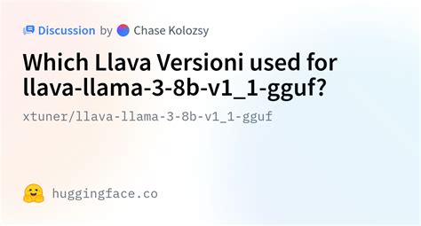 Xtuner Llava Llama B V Gguf Which Llava Versioni Used For Llava