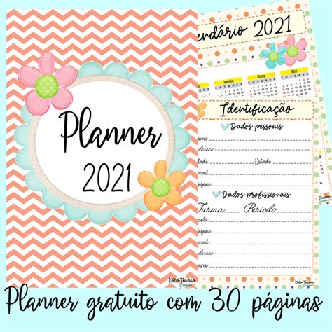 Tipos De Planner Para Professor Flores Em Pdf Gr Tis Archives Espa O