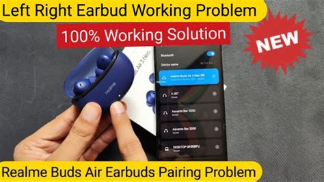 Realme Buds Air Earbuds Pairing Problem Pair Realme Buds With Your