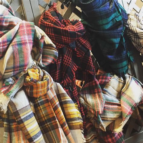 Plaid Blanket Scarves A Must Have For Fall Blanketscarves Fallgear