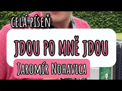 Jaromír Nohavica Jdou po mně jdou cover Pavel Mucha YouTube