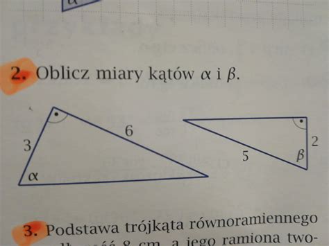 Oblicz Miary K T W Alfa I Beta Zadanie W Za Czniku Brainly Pl