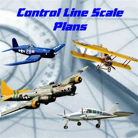 Control Line Scale model airplanes plans – Vintage Model Plans