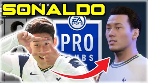 Fifa 23 Son Heung Min 손흥민 Pro Clubs Look Alike Youtube