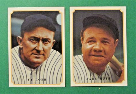 1992 WHITEHALL COLLECTION BABE RUTH TY COBB EBay