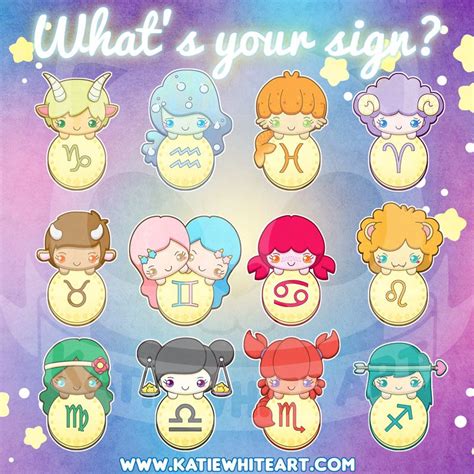 Kawaii Zodiac Signs