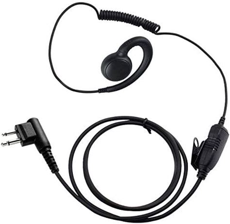 Amazon Abcgoodefg Pin Walkie Talkie Earpiece With Mic Radio Ear