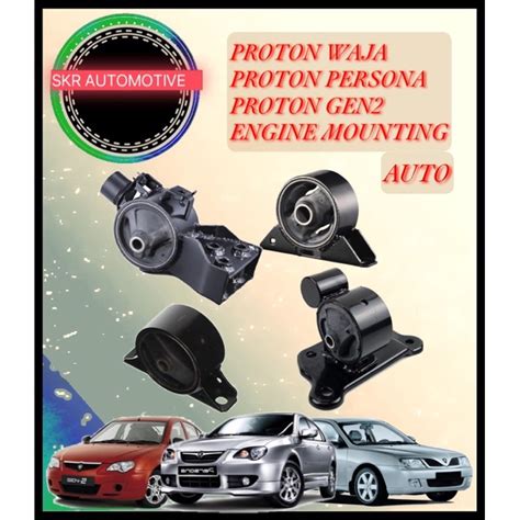 PROTON WAJA GEN2 PERSONA AUTO ENGINE MOUNTING FULL SET 4 PCS