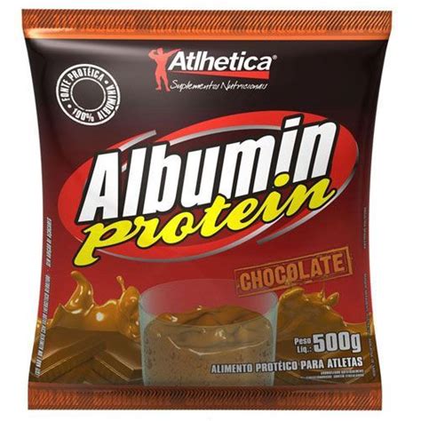 Albumin Protein Refil G Albumina Chocolate Atlhetica