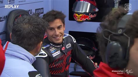 Marc Márquez Recuerda En Dazn La Viral Imagen De Su Sonrisa Al Debutar Con La Ducati De Gresini