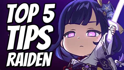 5 Tips To Master Your Raiden Shogun In Genshin Impact Youtube