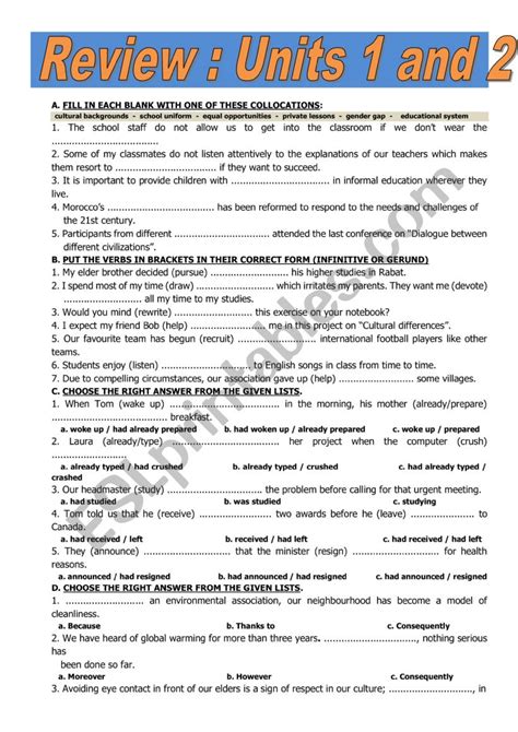 Get Ready For Your Bac Exams Esl Worksheet By Lemhanisaid