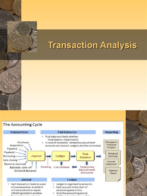transaction analysis  debits  credits depreciation