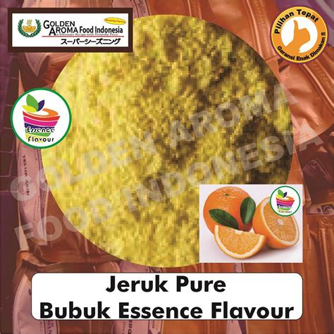 Jual Bubuk Jeruk Pure Efe Kg Essen Flavor Ekstrak Orange Murni