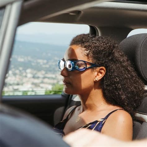 Boarding Glasses Lunettes Contre Le Mal Des Transports Bleues