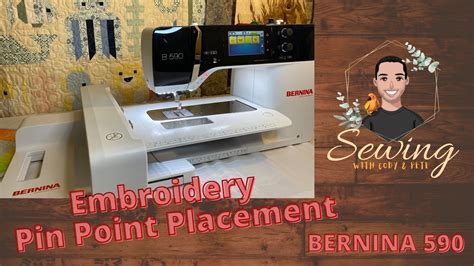 Bernina Emb Pin Point Placement Youtube