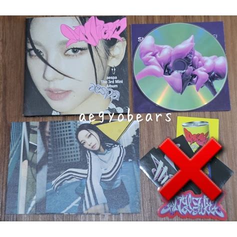 Jual Album Only Aespa My World Poster Ver Karina Winter Ningning