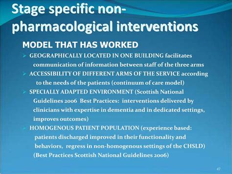 Ppt Stage Specific Non Pharmacological Interventions For Persons With