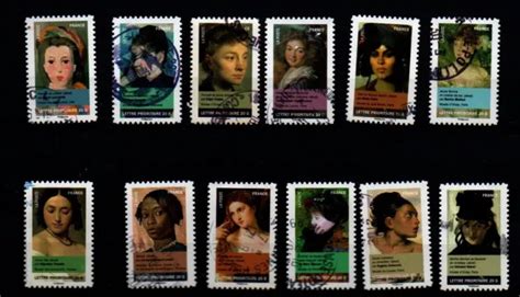 S Rie De Timbres Fran Ais Oblit R S De Portraits De Femme