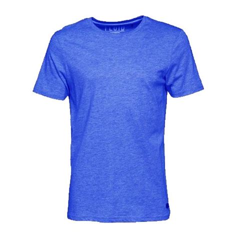 Cotton Round Men Blue Plain T Shirt Size M L Packaging Type Packet