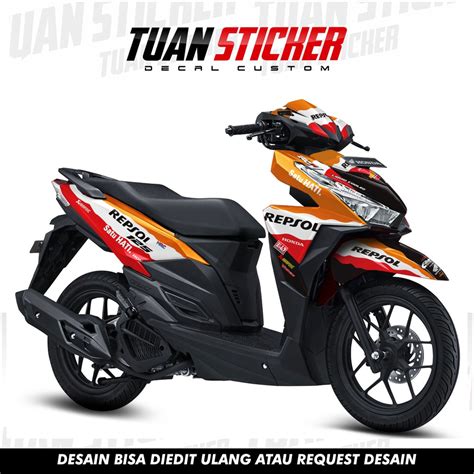 Jual Sticker Striping Decal Vario Led 125 Vario 150 Sticker Vario 125