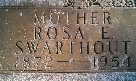 Roseltha Elizabeth Rosa” Barton Swarthout 1872 1954 Homenaje De