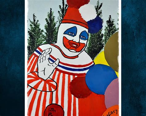 Pogo The Clown Painting Serial Killer John Wayne Gacy Art Print A4 And