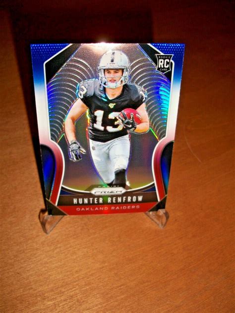 2019 Prizm Hunter Renfrow Rc 357 Red White Blue Prizm Excellent Ebay