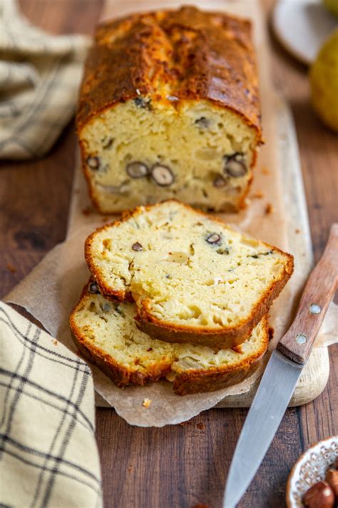 Cake Sal Au Roquefort Poire Et Noisettes