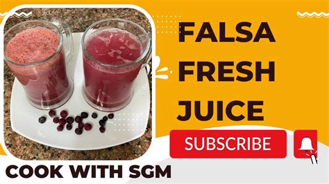 Falsa Ka Sharbat Falsa Fresh Juice Recipe Falsa Squash Recipe By