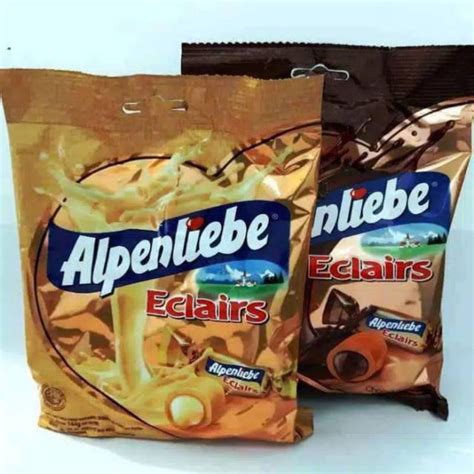 Jual Alpenliebe Eclairs Chocolate Caramel White Caramel Isi Butir