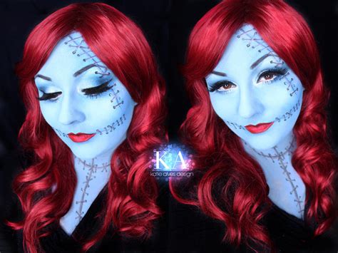 Sally Halloween Makeup w/ Tutorial by KatieAlves on DeviantArt