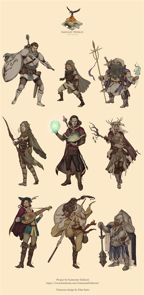 Artstation Fantasy World Creator Character Design Part I Elisa