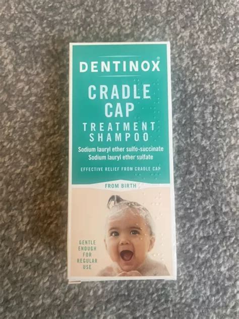 Dentinox Cradle Cap Treatment Shampoo For Babies 125ml Brand New Free P