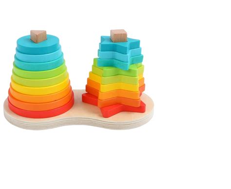 Squirrel Play Rainbow Stacking Tower