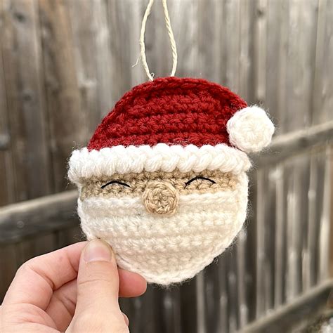 Kid Friendly Crochet Santa Ornament Life With Bubbins