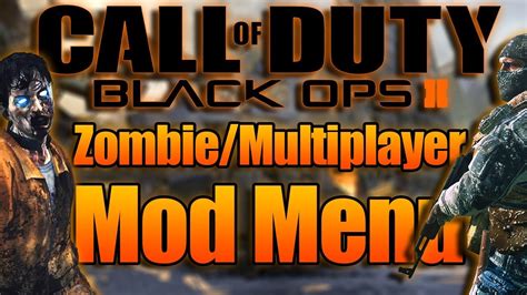 Black Ops 2 Mod Menu Multiplayer Zombies NO Jailbreak RGH 2024