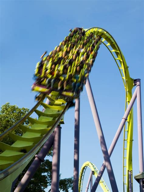 Roller Coaster Drop Stock Image - Image: 6153101