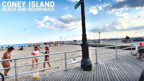 Walking Tour at Coney Island Beach & Boardwalk Brooklyn New York 2020 ...