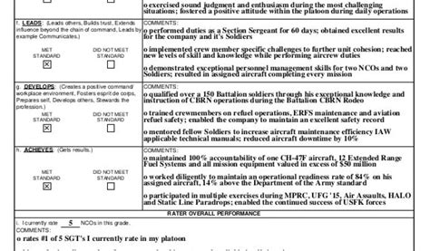 Ncoer Template New Ncoer Support Form Examples Williamson