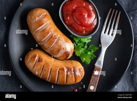 Cocktail Sausages Top View Hi Res Stock Photography And Images Alamy