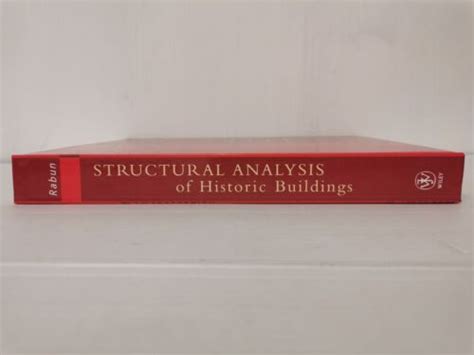 Structural Analysis Of Historic Buildings For Architects And Engineers