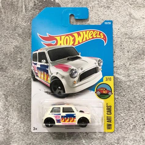 Jual Hot Wheels Morris Mini Cooper Putih Hw Art Cars Shopee