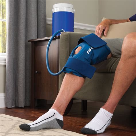 The Continuous Cold Therapy Knee Wrap Hammacher Schlemmer