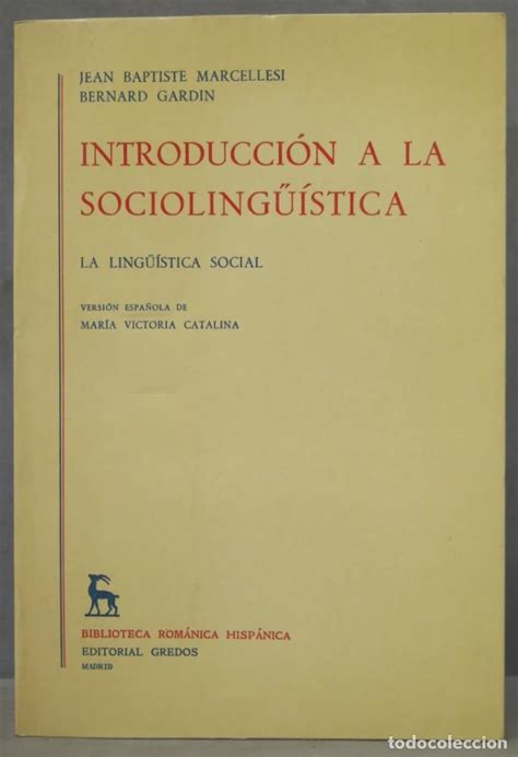 introducción a la sociolingüística la lingüíst Comprar en