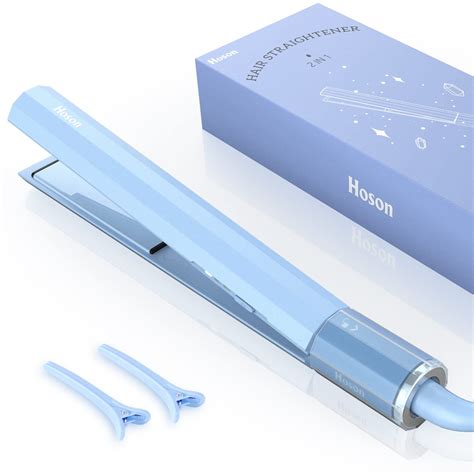 Snapklik.com : Ceramic Flat Iron Dual Voltage, Travel Hair Straightener For Thin Hair ...