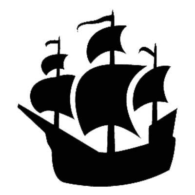 Pirate Ship Outline - ClipArt Best