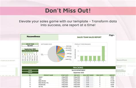 Sales Report Template in Excel, Google Sheets - Download | Template.net