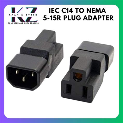 Iec C14 To Nema 5 15r Plug Adapter Shopee Philippines