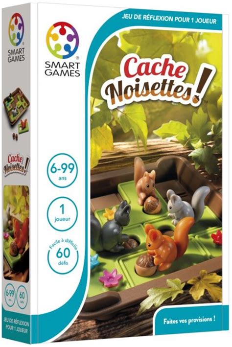 Jeu De R Flexion Smartgames Cache Noisettes Casse T Te Achat